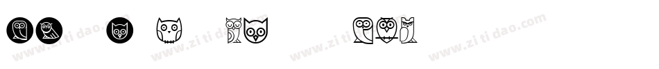 AEZ Owls for Traci字体转换